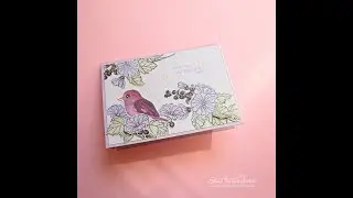 Tutorial: Blumenkarte mit V&ouml;gelchen