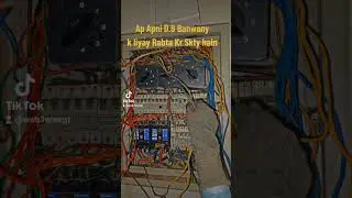 Electrical Panel Wire Dressing #electrical #solar #trending #foryou