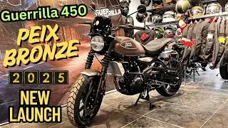 2025 Peix Bronze New Colour Guerrilla 450 Launch Detailed Review ! On Road Price New Update Features