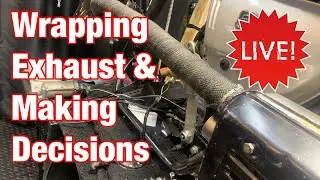 Wrap Motorcycle Exhaust on the Motorcycle Restoration LIVE Stream