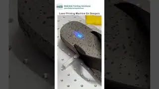Laser Printing on Sleepers #meditekprintingsolutions #sleeper #footwearindustry #laserprinting