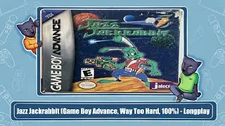 Jazz Jackrabbit (Game Boy Advance, Way Too Hard, 100%) - Longplay