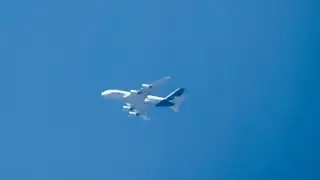 Lufthansa Airbus A380-841 (LH410, D-AIMC) landing to JFK Airport over my house from MUC