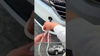Improper use of a tow rope can destroy your car. #funny #carsafety #yourcar #games #carmaintenance