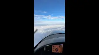 EPIC TIMELAPSE! Flying Above the Clouds! Pilots and Aviation #shorts