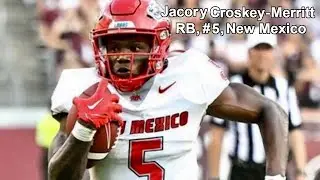 Jacory Croskey-Merritt vs Boise State (2023) - RB, #5, New Mexico