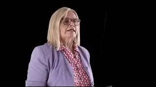 Belinda Schwehr speaking at a private event