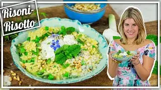 Risoni-Risotto | das perfekte Sommer-Risotto mit Erbsen und frischen Kräutern | Felicitas Then