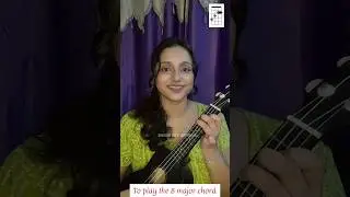 How to play the B Major Chord on ukulele #ukulele #beginners #learning #chords #tutorial #shorts