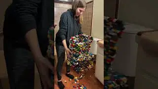 Destroying the Lego Toilet!