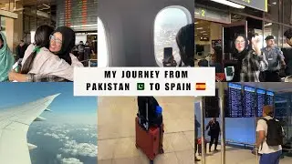 Moving to Spain as a student | 30 hrs journey from 🇵🇰 to 🇪🇸 | Etihad Airways