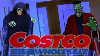 NEW ANIMATED MONSTER + RISING REAPER animatronics || COSTCO Halloween 2025