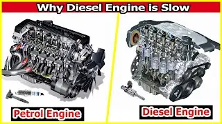 Why Diesel Engine is Slow # engineering # mechanical #automobile