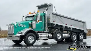 C-37092 2018 KENWORTH T800 BENNE BASCULANTE / CAMION DOMPEUR 12 ROUES