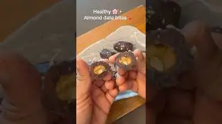 Healthy Sugarfree weightloss friendly dessert 🌸🌿🍫#dates #datesbites#weightlossdessert  #viral