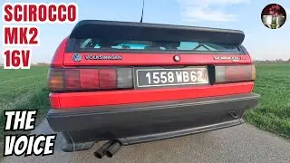 The Voice et acc&eacute;l&eacute;ration Scirocco MK2 GTX 16V 139cv silencieux adaptable Fonos ,full stock (1987)