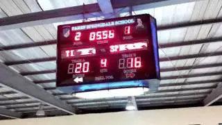 ELECTRONIC BASKETBALL SCOREBOARD