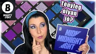 BEAUTY BAY MIDNIGHT PALETTA - T&eacute;nyleg olyan j&oacute;?! 🧐 ( Collab Hercegh Zsuzsival )