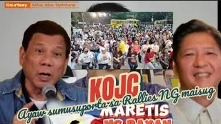 KOJC NAGISING NA SA KATOTOHANAN, AYAW MAKISALI SA RALLY NG MAISUG