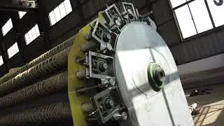 Potato flakes drum dryer