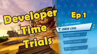 CTR Developer Time Trials - Part 1 (Crash Cove, Mystery Caves, Roo's Tubes, Sewer Speedway)