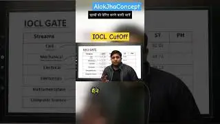 IOCL CutOff #shortsfeed #viral #gate2024 #shortvideo #trendingshorts #youtubeshorts