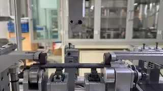 straightening machine for 12mm rod with 200mm length (0.03mm straightness required) #straightener