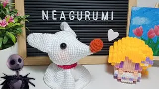 👻El perrito Zero Amigurumi❤️ |Vamos a recrear juntos a Zero el perrito de El Extra&ntilde;o Mundo de Jack 💀