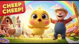 Old MacDonald&rsquo;s Little Chick 🐥 | Cheep Cheep Song | Cute Farm Animal Song for Babies