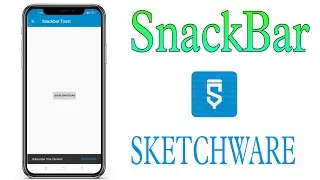 Snackbar in Sketchware | How to Design Toast add Button in Sketchware Pro