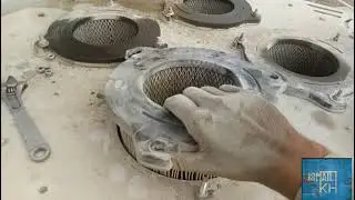 cleaning #Filter Silo Cement