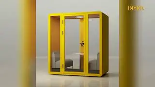 double person meeting pod soundproof office booth 35db