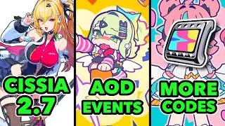 [ZZZNews] CISSIA FOR 2.7! AOD GIVEAWAYS! MORE CODES! - Zenless Zone Zero