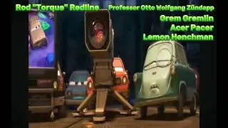 Cars 2 Rod Redline captured with healthbars