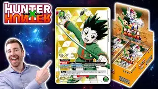 Открытие коробки с бустерами для карточной игры «Арена» Hunter x Hunter Union