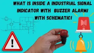 220 Volts Industrial indicator with buzzer. With schematic! 220 V Alarm