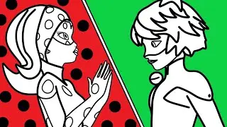 How To Color Cat Noir & SCARABELLA - Transformation