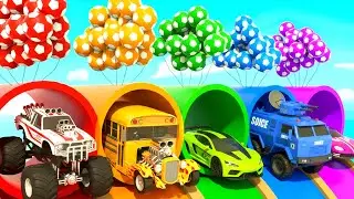 Learn Colors with Farm Tractors, Trucks & Farm Vehicles Toddlers