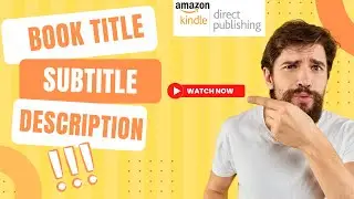How to Add Title, Subtitle And Description of Amazon KDP Book in Bangla Lecture-Monir HB