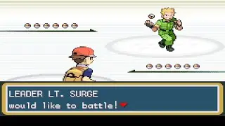 Pokemon Cinder Fall - Gym Leader LT Surge
