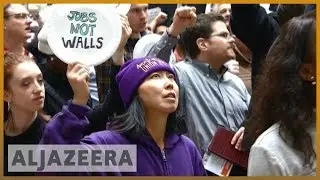🇺🇸 US labour unions protest government shutdown | Al Jazeera English