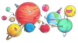 Outer space party