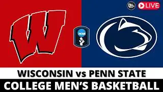 Wisconsin vs Penn State 🏀 NCAAM Basketball Game Score Play-by-Play