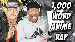 1,000 WORD rap song, but every line has an Anime reference (*WORLD RECORD*)