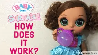 How To Play With Baby Born Surprise Magic Potty Doll! How does she work?