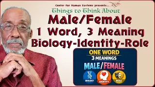 Male & Female: One Word, Three Meanings (Biology, Identity & Leadership Roles)