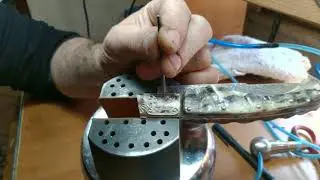 Incisione su collarino coltello
