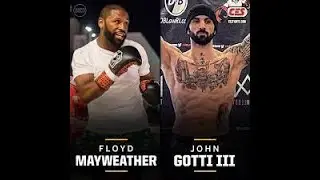 Floyd Mayweather vs John Gotti iii Highlights (BRAWL INCLUDED) 🤯