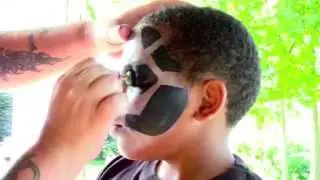 Robot Skull Face Painting | Marvelous Masks Chicago Face Painting