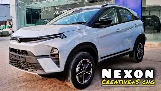 NEXON CREATIVE PLUS S CNG PURE GREY COLOUR - no. 1 selling car in India 🔥